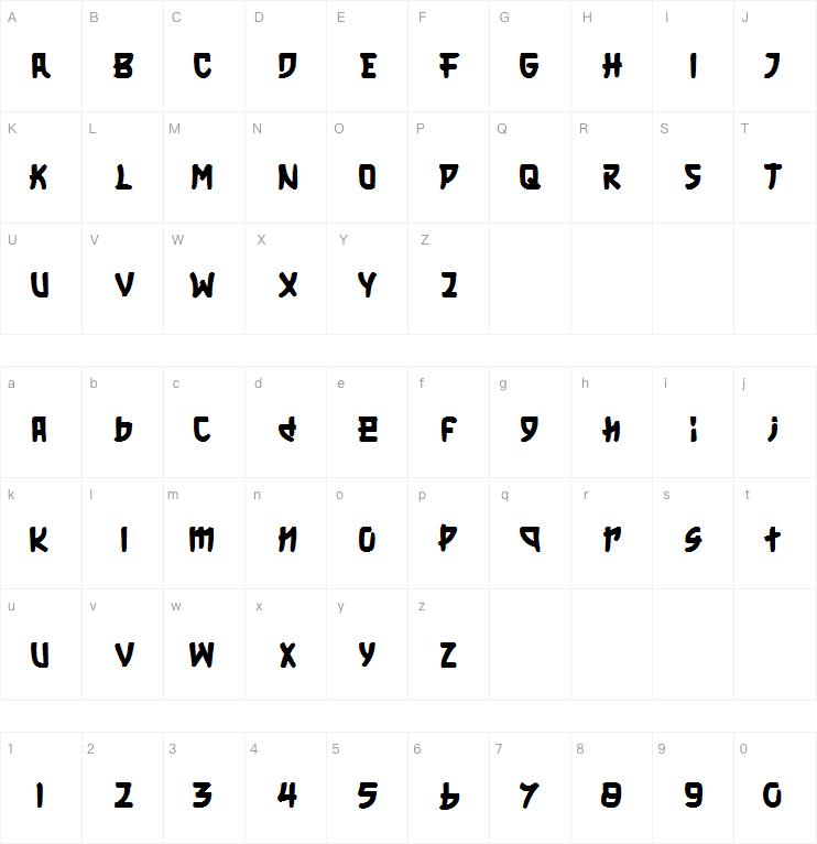 Midorima字体