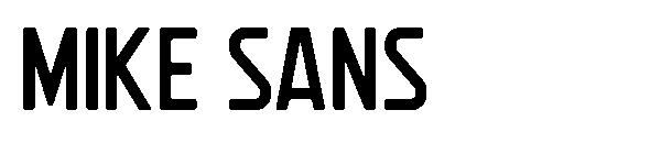 Mike Sans字体