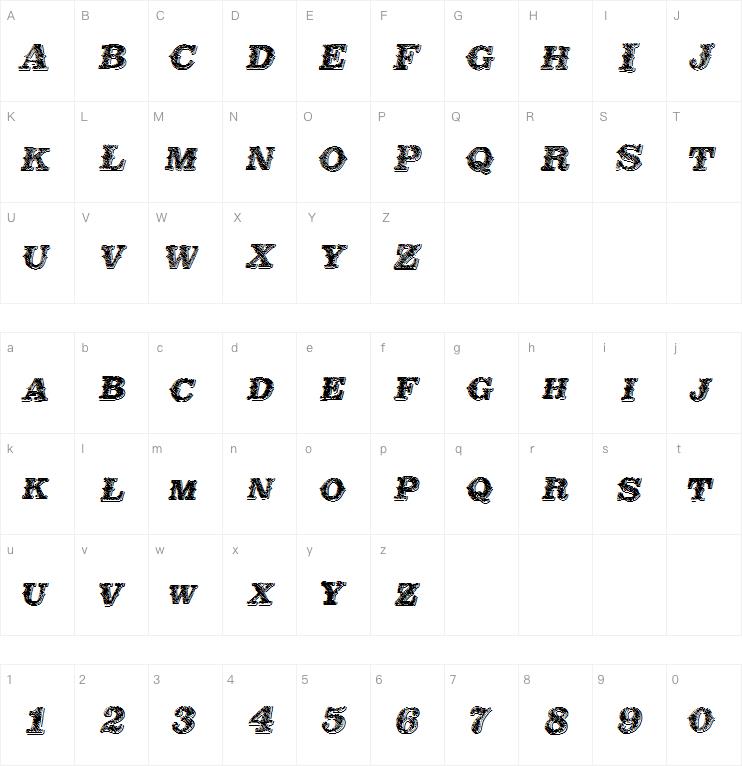 MildEast字体
