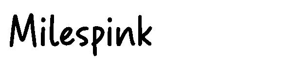 Milespink字体