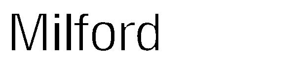 Milford字体