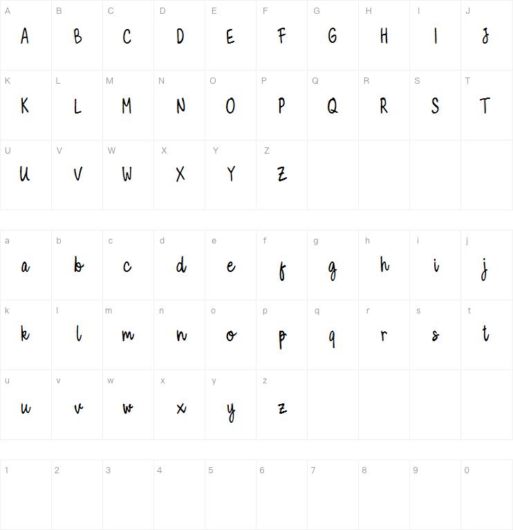 Milky Cookies Script字体