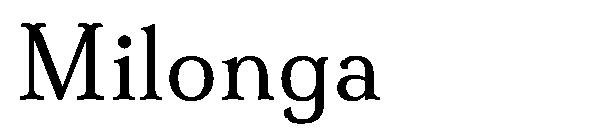 Milonga字体