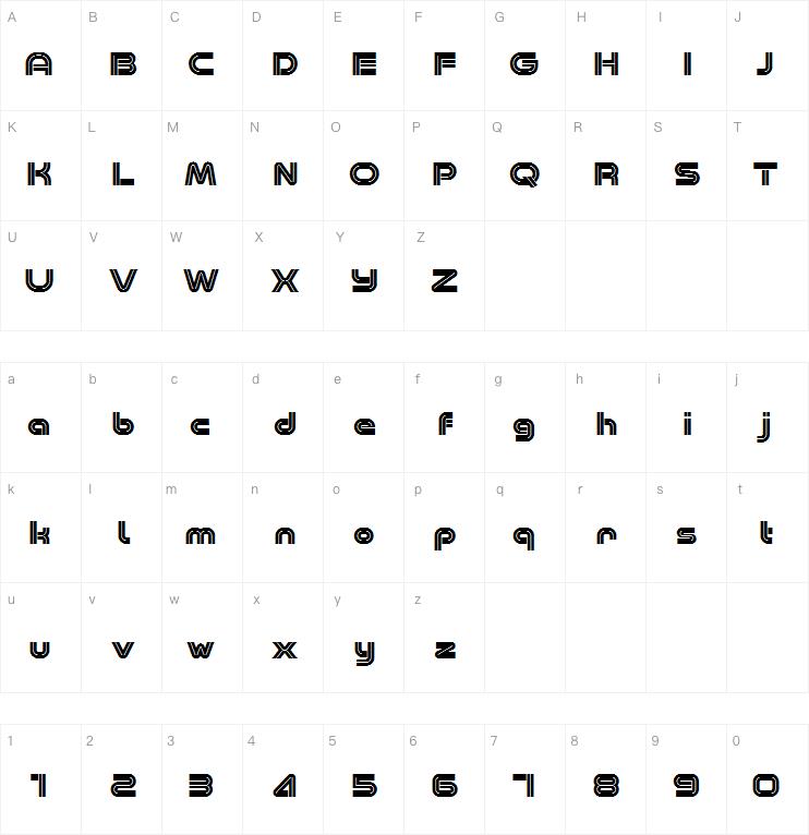 Minalis Double字体