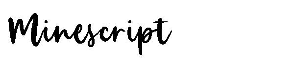 Minescript字体