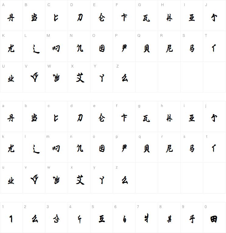 Ming Imperial字体