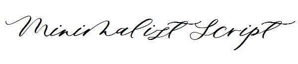 Minimalist Script