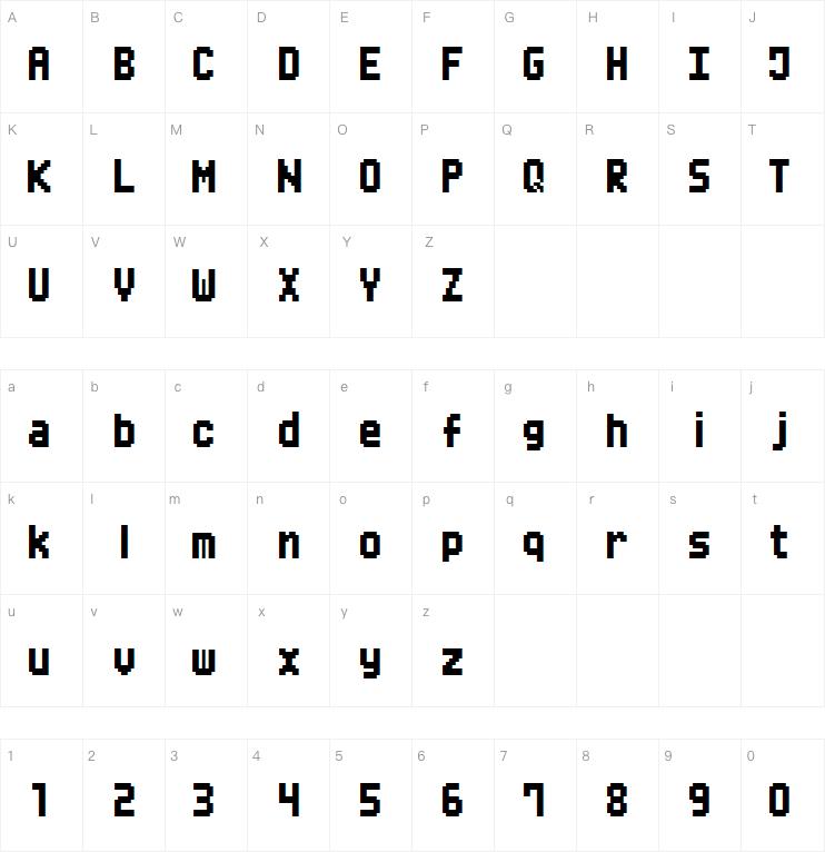 Mini Pixel-7字体
