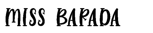Miss Barada字体