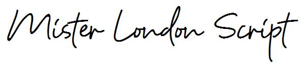 Mister London Script