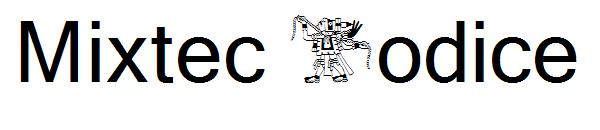 Mixtec Codice字体