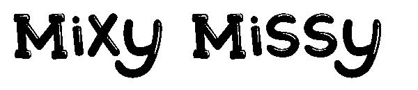 Mixy Missy字体