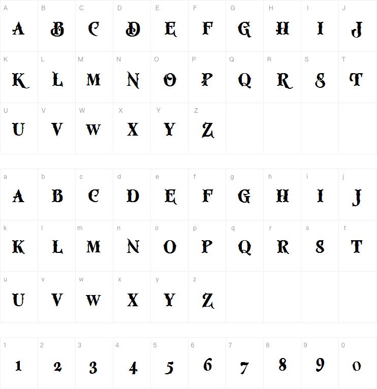 Miztar字体