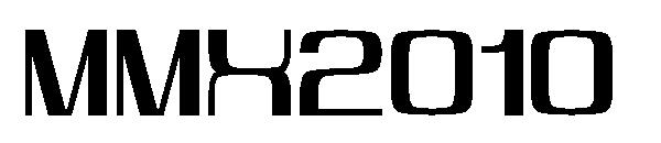 MMX2010字体