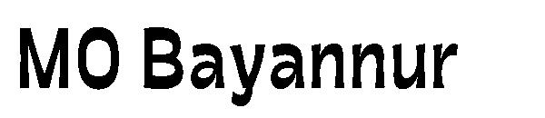MO Bayannur字体