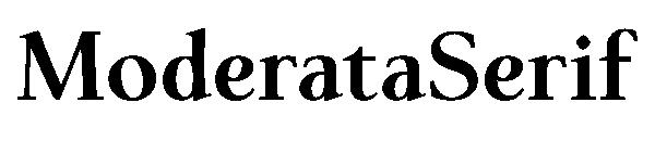 ModerataSerif字体