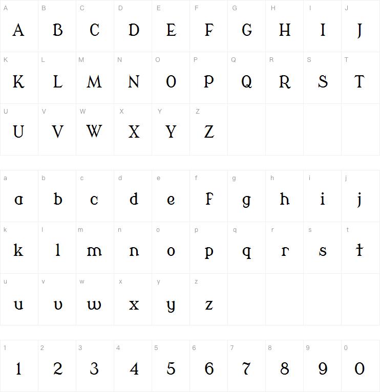 Modern Antiqua字体