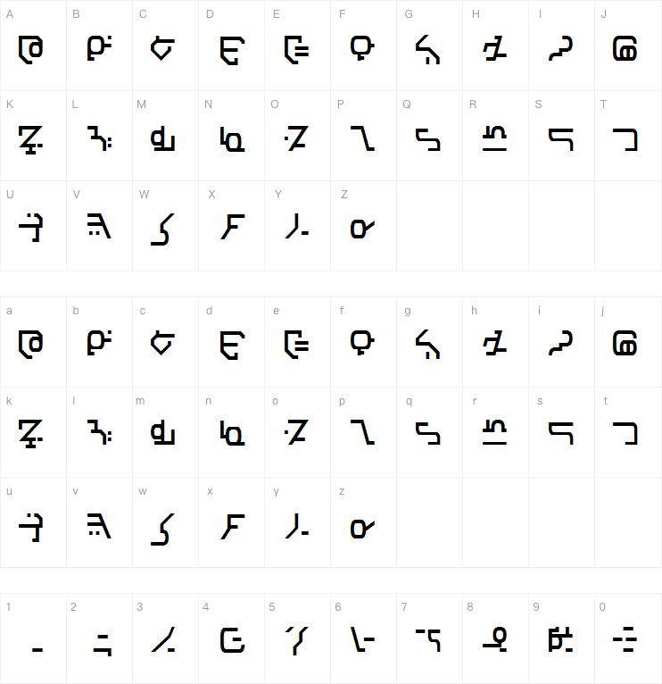 Modern Destronic字体