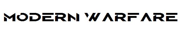 MODERN WARFARE字体