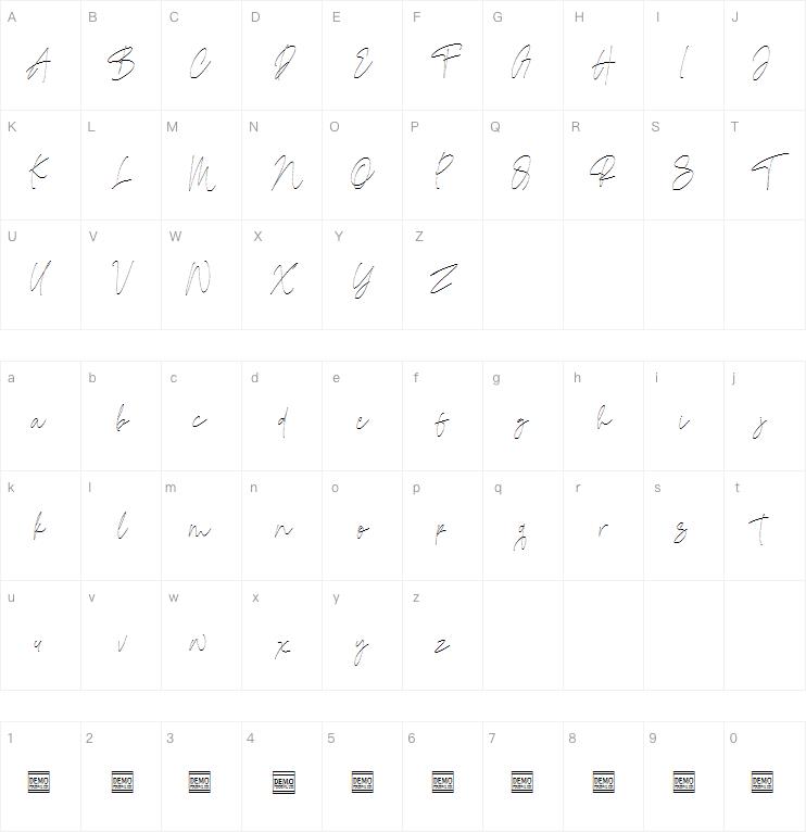 Mode Style Script字体