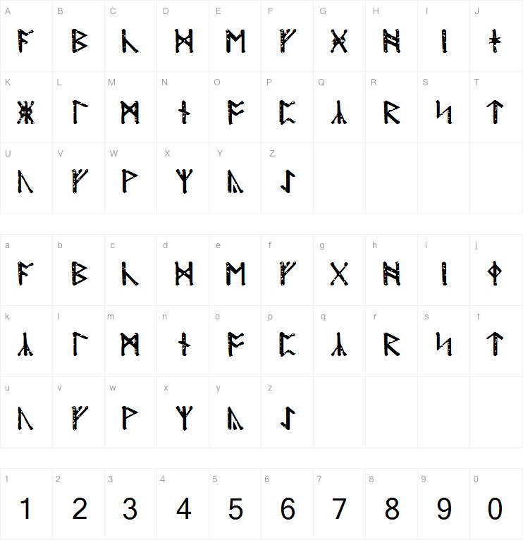 Modraniht Runic字体