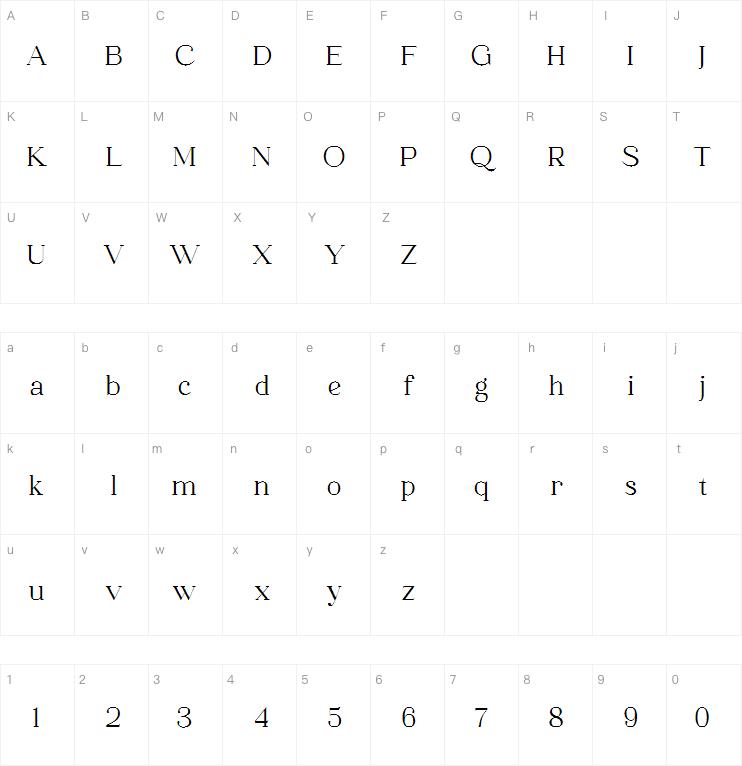 MOFAZE DEL MONTE字体