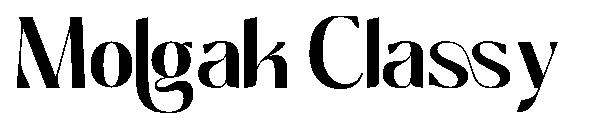 Molgak Classy字体