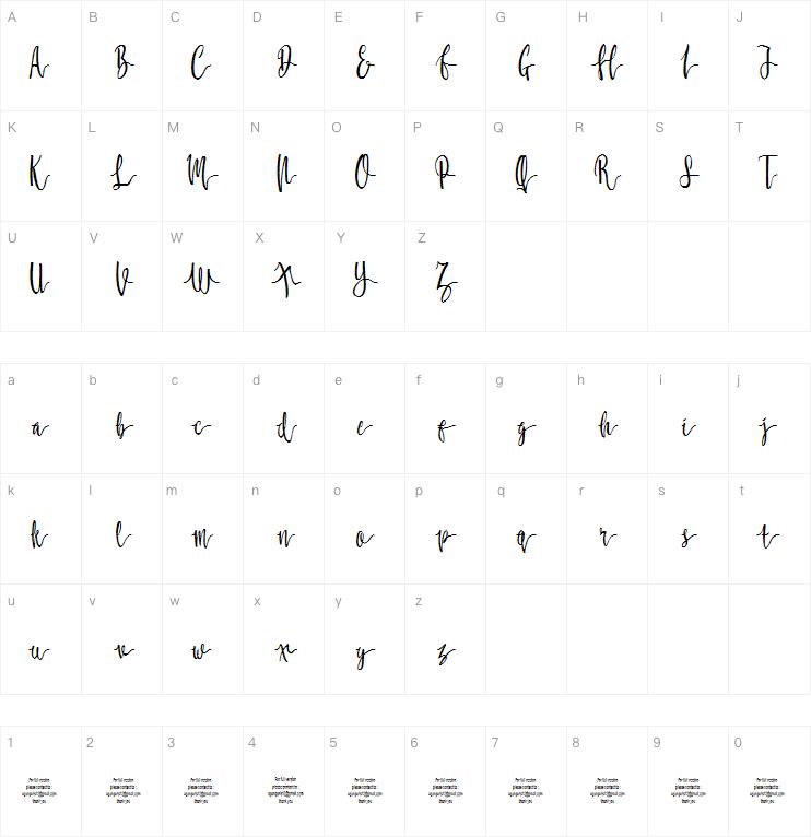 Molluca字体