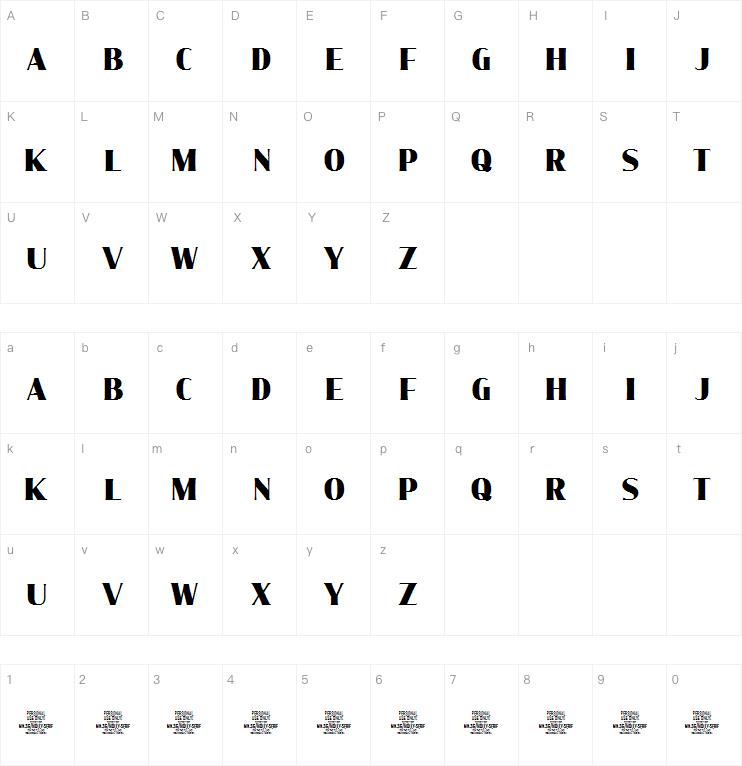 Molly Serif Condensed字体