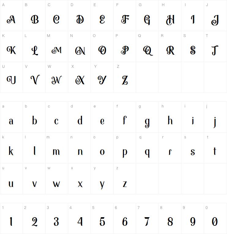 Monabelia字体