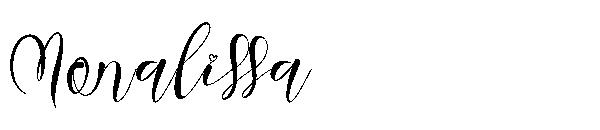 Monalissa字体