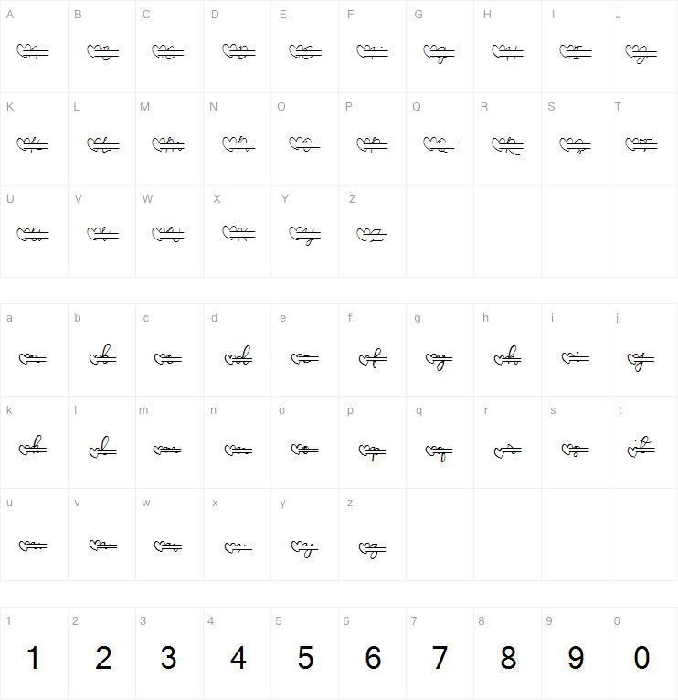 Monallesia Monogram字体