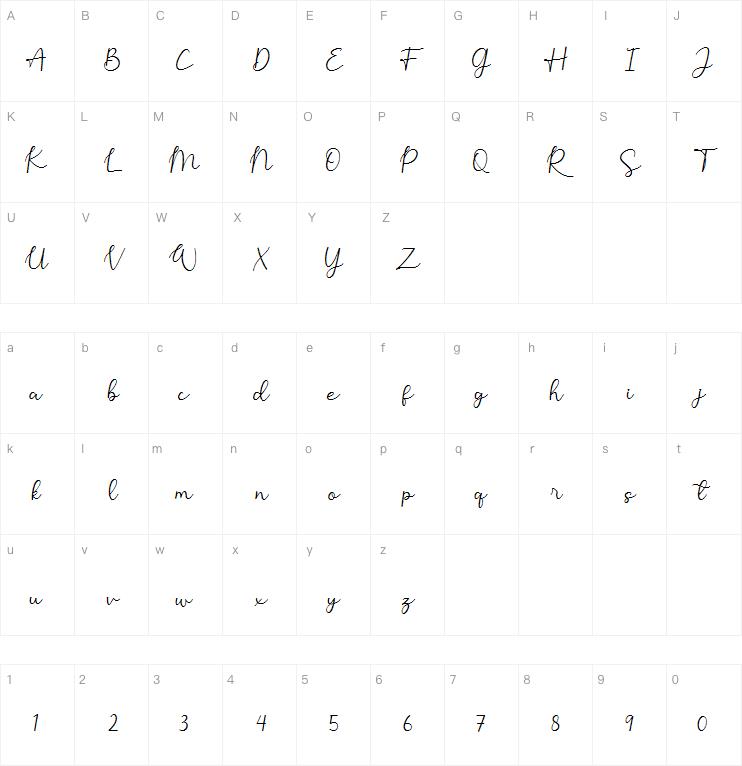 Monallesia Script字体