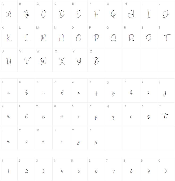 Monday Sunny字体