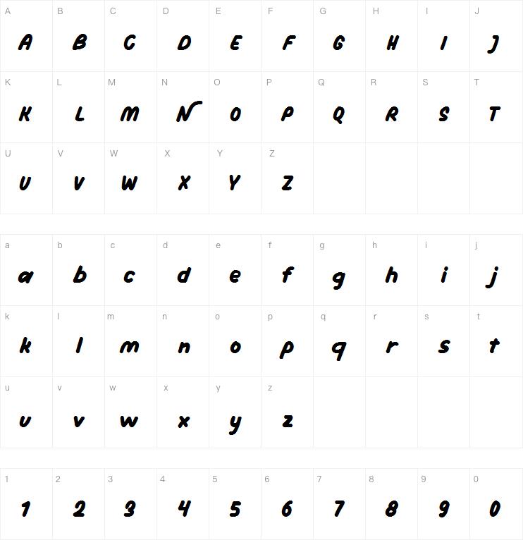 mono and friends do字体