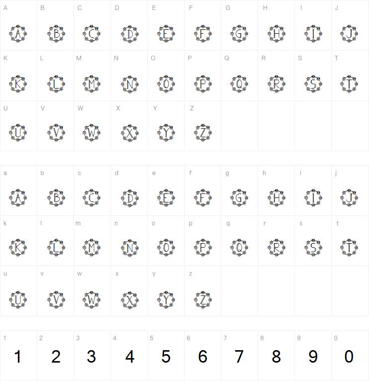 Monogram  Evellin字体