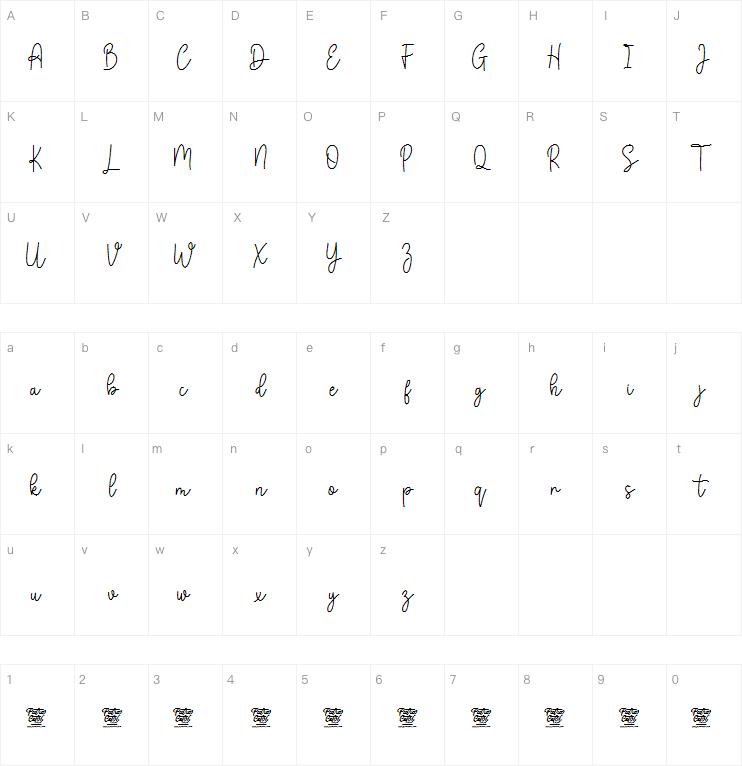 Monokind Script字体