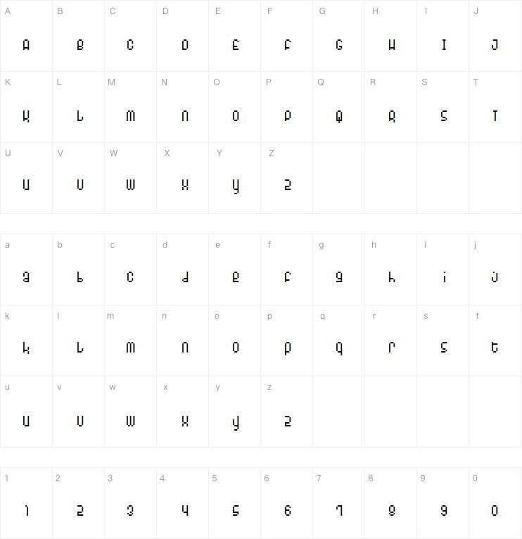 Monophonic字体