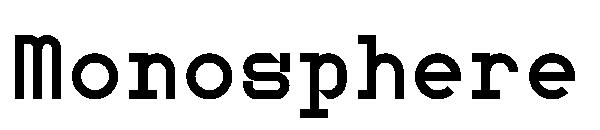 Monosphere字体