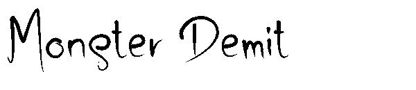Monster Demit字体