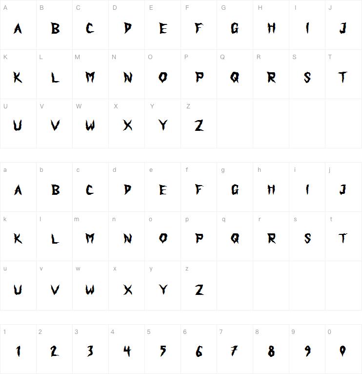 Monster Scream字体