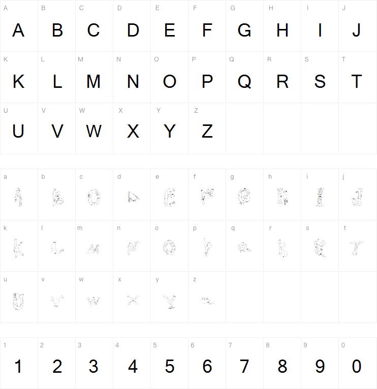 monstros字体