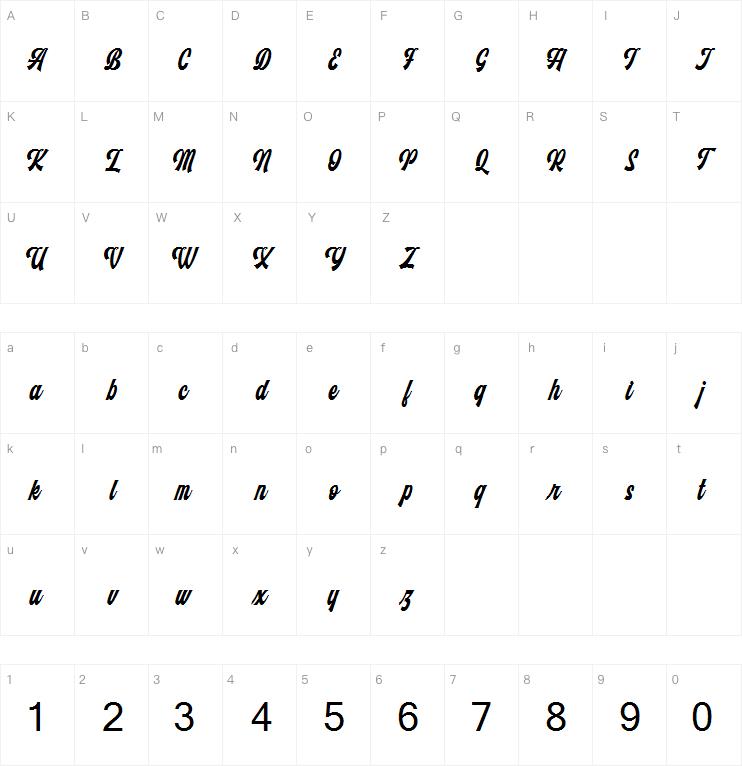 Monthelo字体