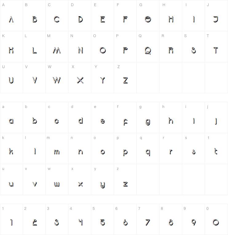 Moodyrock Extrude字体