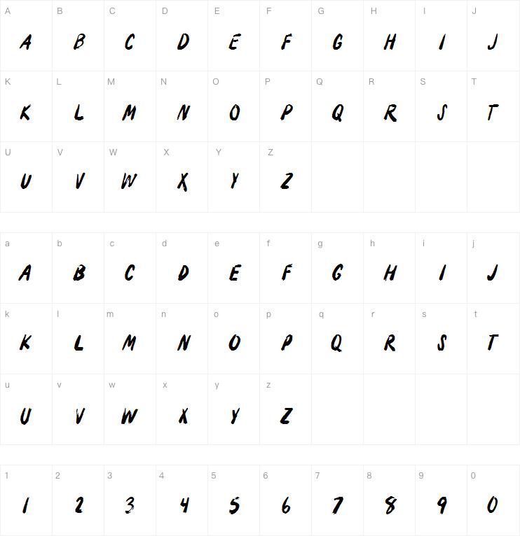 Moonlighting字体