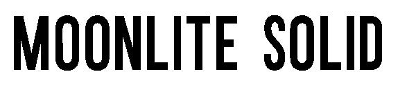 Moonlite Solid字体