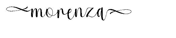 morenza字体