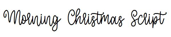 Morning Christmas Script