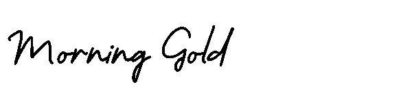 Morning Gold字体