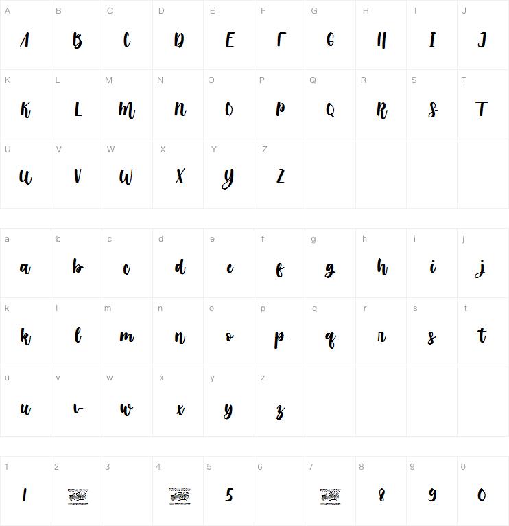 Morning Sweety字体